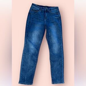 Judy Blue Boyfriend Fit Splatter Jeans